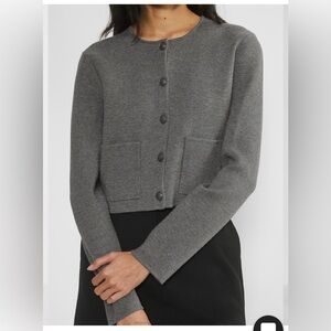 Babaton Notable Cardigan in Heather Charcoal size S